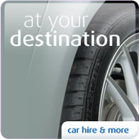 Click here for At Your Destination - car hire and more.... & more