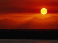 Cape Verde Red Sunset