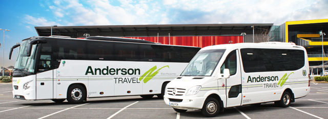 Anderson tours Anderson coach