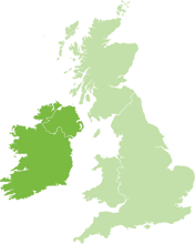 map of Ireland
