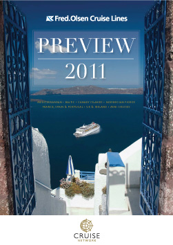 Fred. Olsen Cruise Lines Captains Collections Brochure