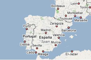 Map of Spain