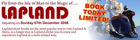 Lapland direct from isle of man