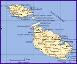 Map of Malta