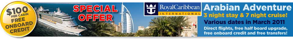 Brilliance Special Offer - Dubai Stay & Cruise