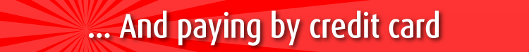 Paying by credit card?