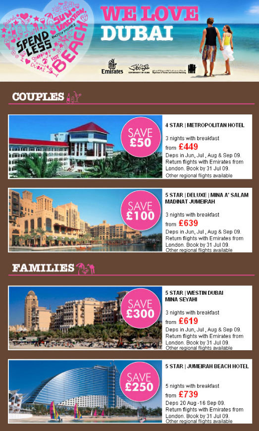We Love Dubai deals