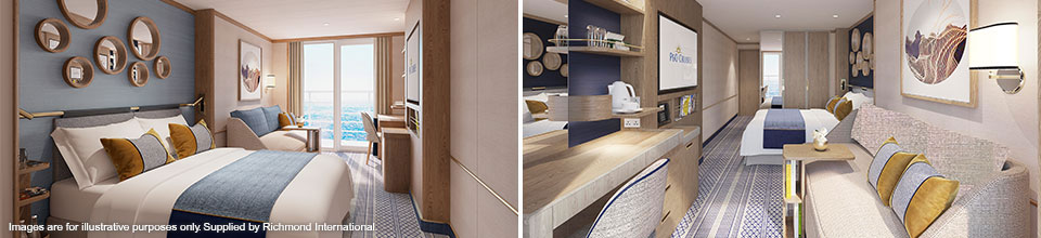 P&O Cruises Iona - Balcony Cabins