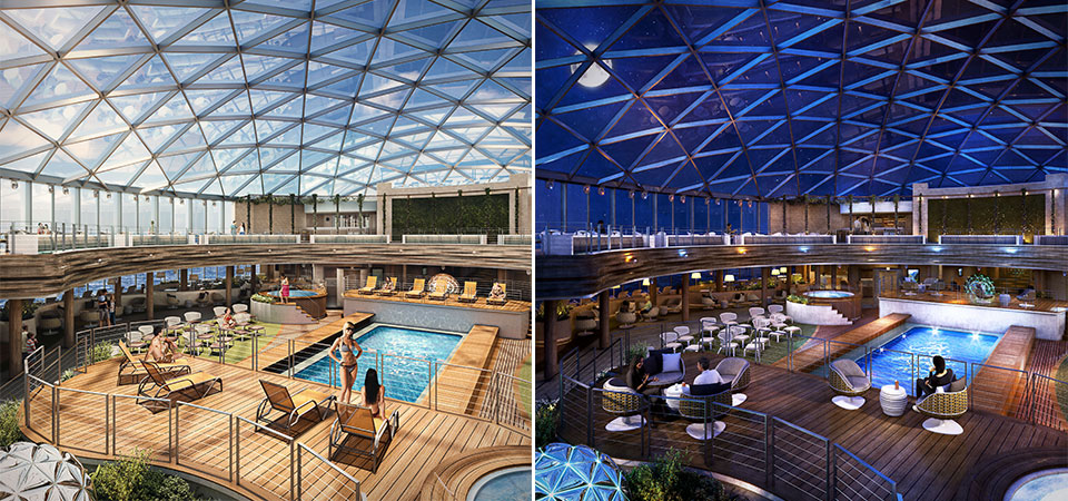 P&O Cruises Iona - SkyDome Day & Night