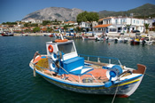 Typical Greek island scene