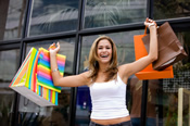 Happy shopper
