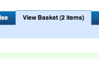The shopping basket interface gives ultimate flexibility
