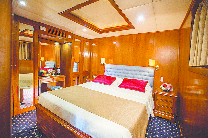 Upper Deck – 1 Double or 2 Lower Beds-[A]