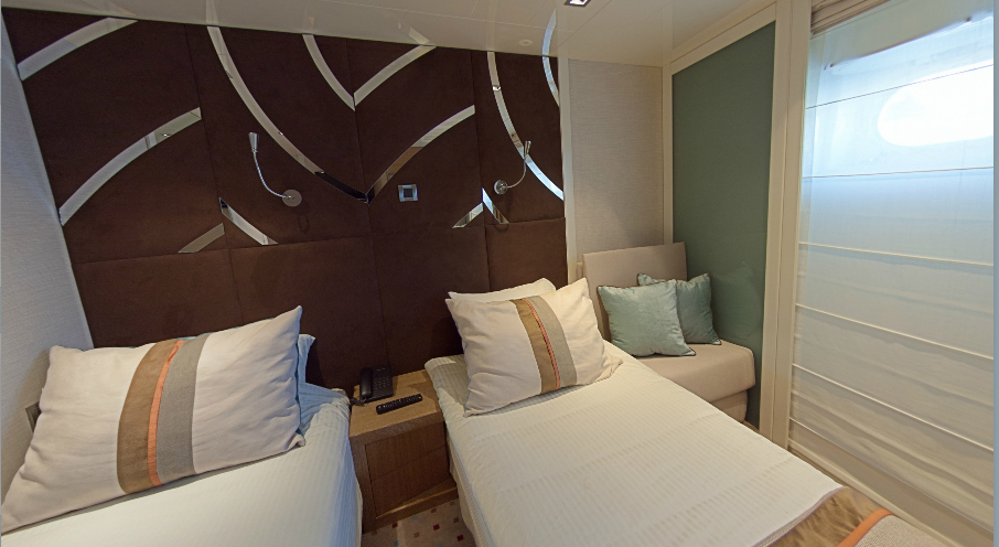 Lower Deck (Twin Beds or Double Bed)-[C]