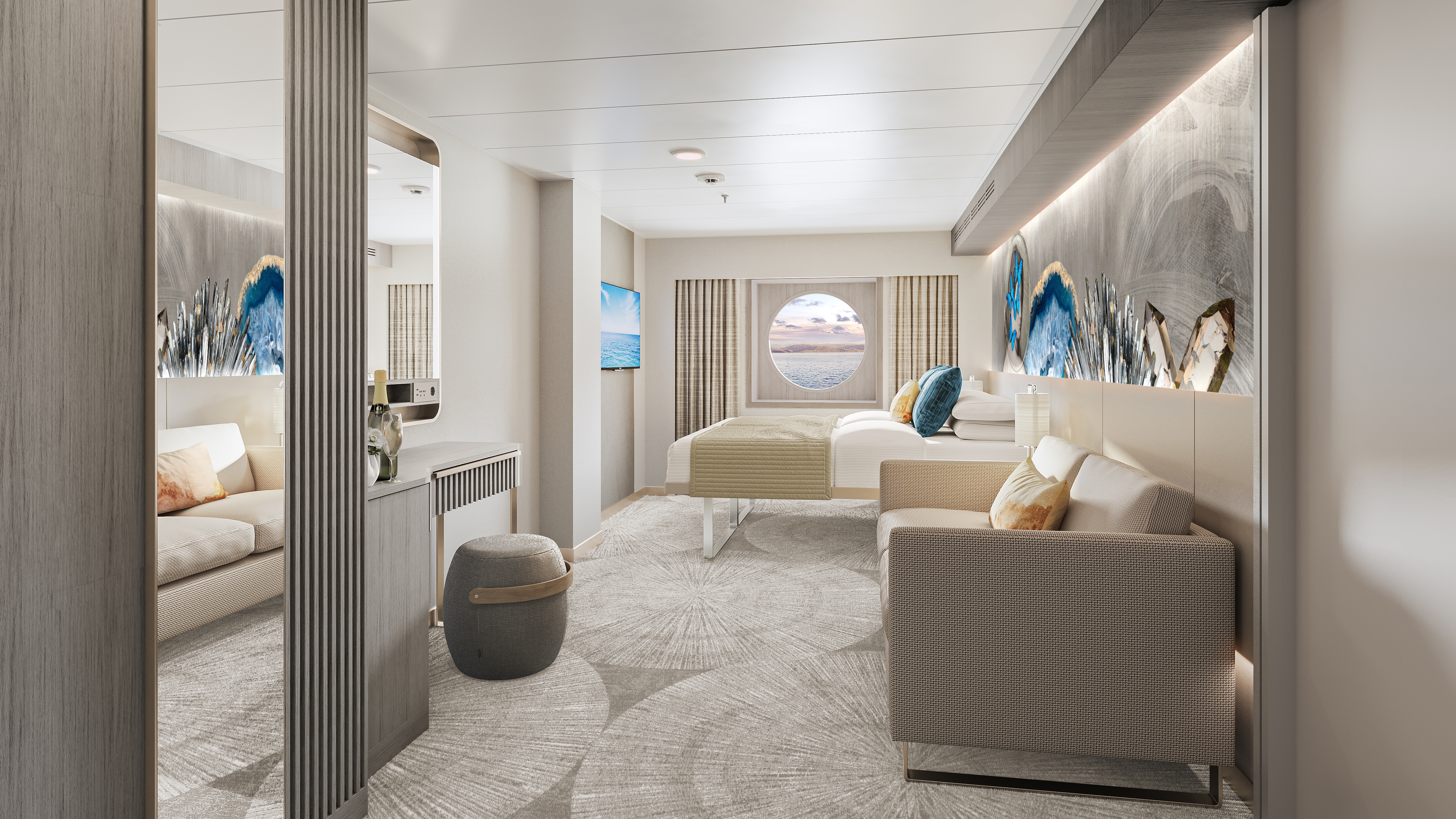 Cabine Sailaway avec vue sur mer-[OX]