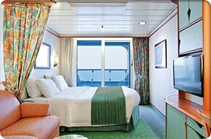 Spacious Ocean View Balcony
