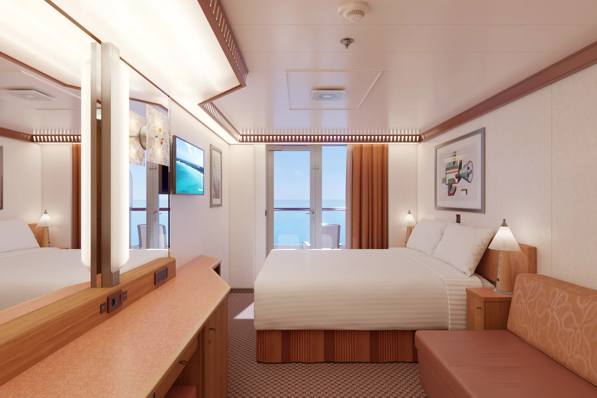 Cabine avec grand balcon-[8J]