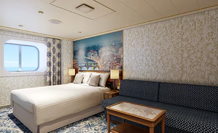 Cabine de luxe avec vue sur océan-[6M]