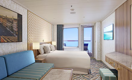 Cabine à grand balcon avec Terrazza et vue arrière-[TI]