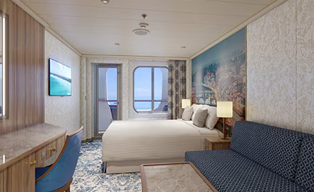 Cabine avec balcon de la corniche-[7C]