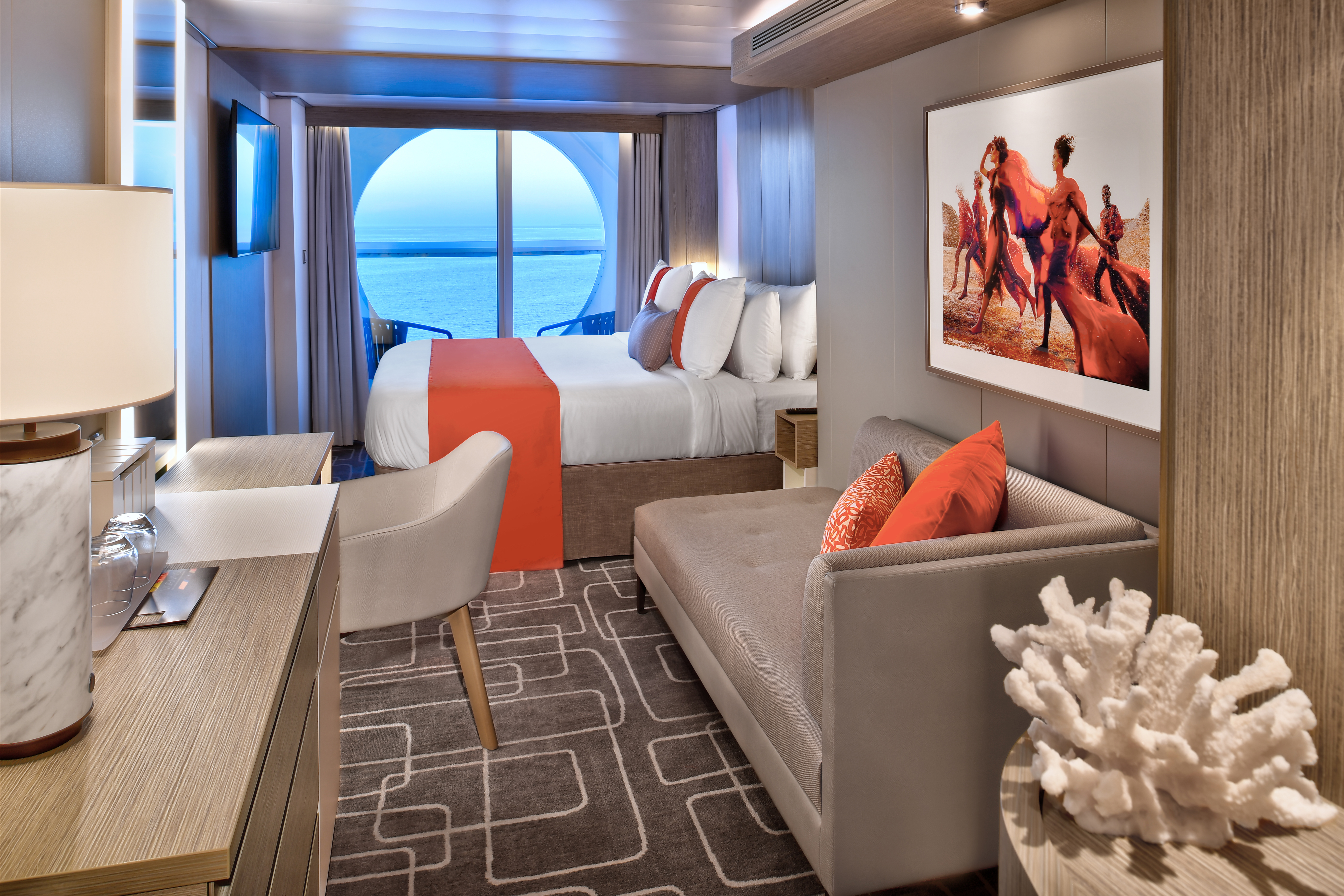 Deluxe Porthole view with veranda