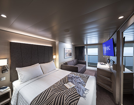 Cabine de luxe Fantastica à balcon avec vue partielle-[BP]