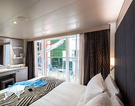 Cabine Fantastica de luxe à balcon avec promenade et vue sur océan-[PV]