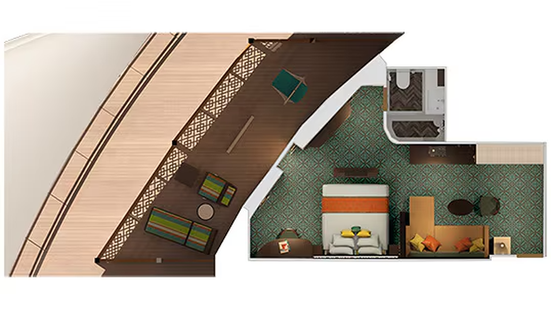 Havana Cabana Corner Suite