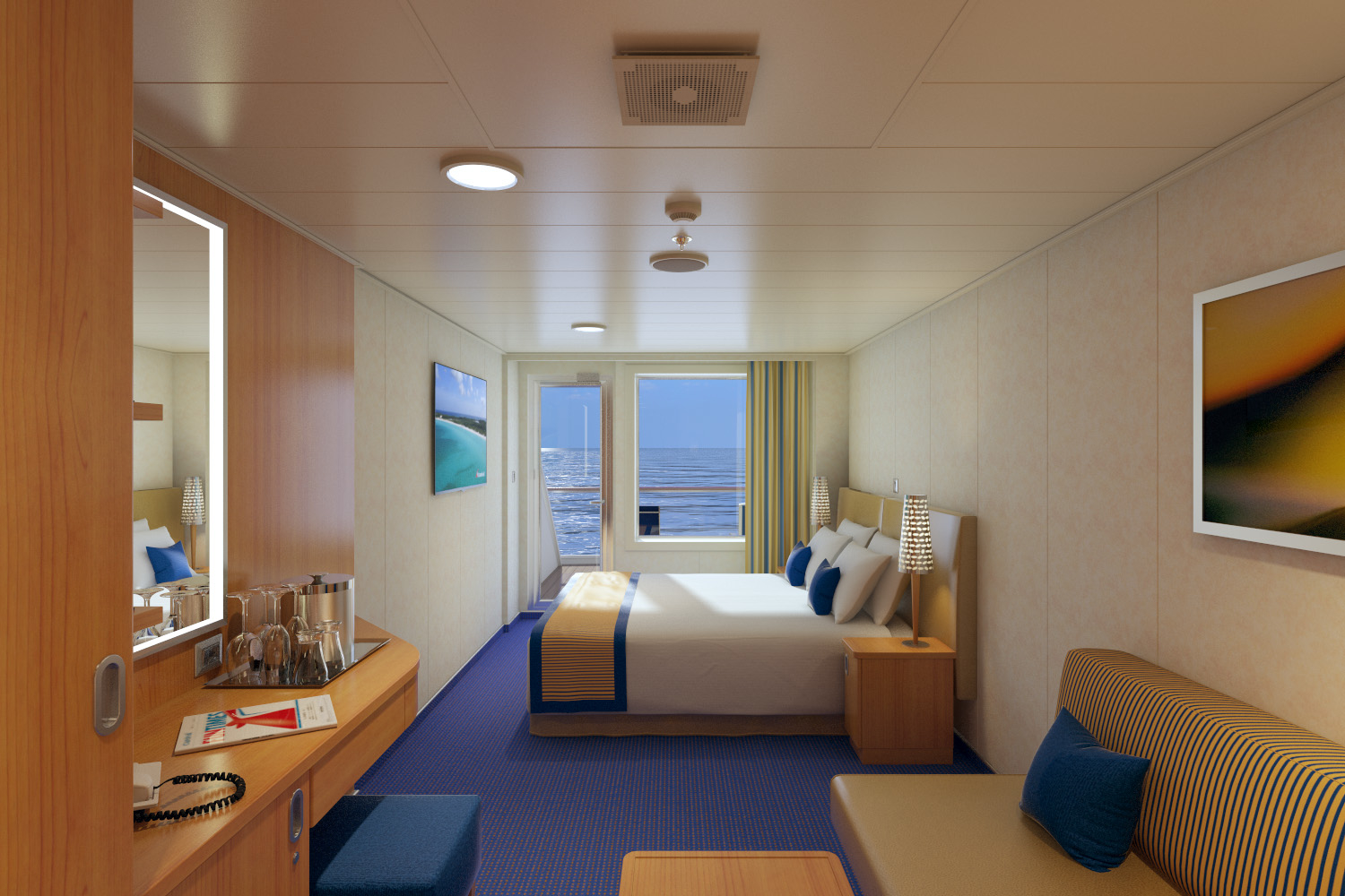 Aft-View Extended Balcony