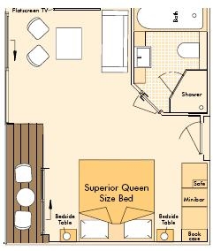 Royal Balcony Suite cabin