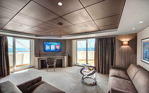 MSC Yacht Club Royal Suite with Whirlpool Bath cabin