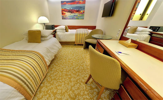 Inside IS cabin