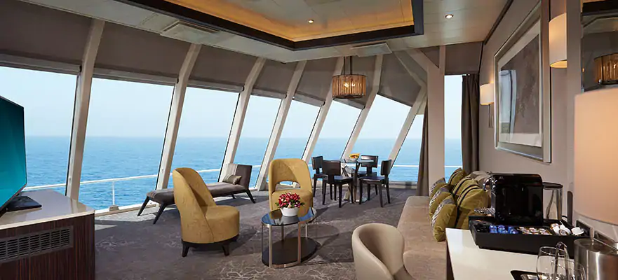 Deluxe Owner's Suite with Two Balconies cabin