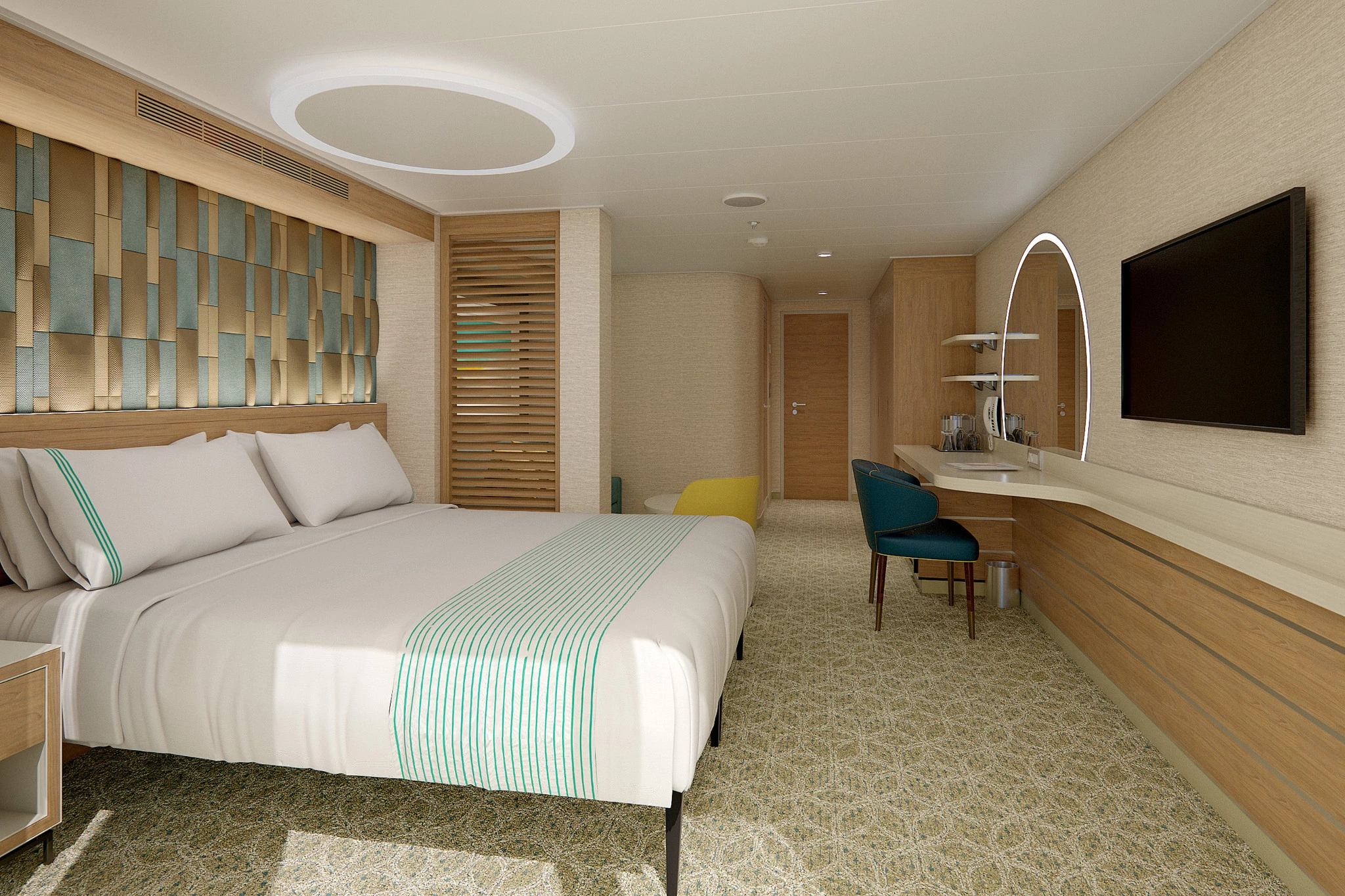 Carnival Excel Aft Suite cabin