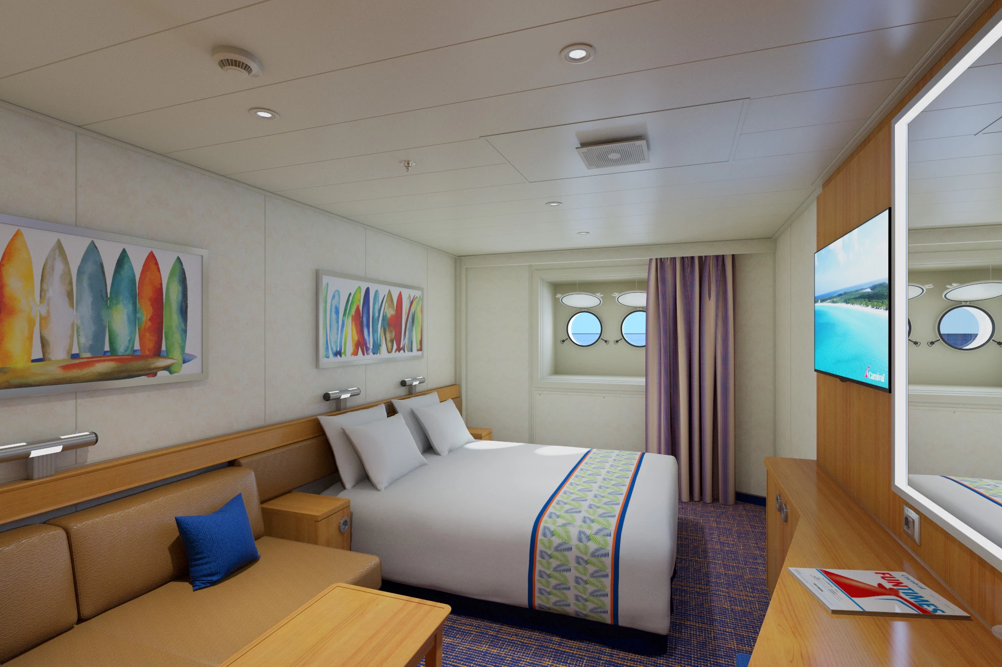 Cloud 9 Spa Interior cabin