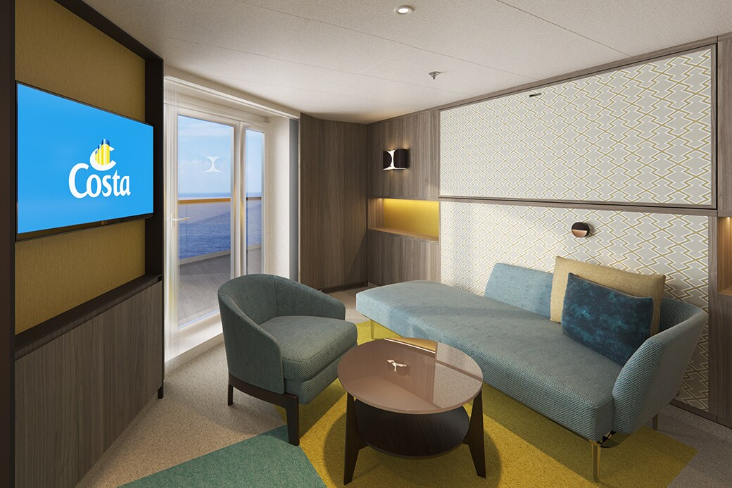 Grand Suite with Ocean View Balcony cabin