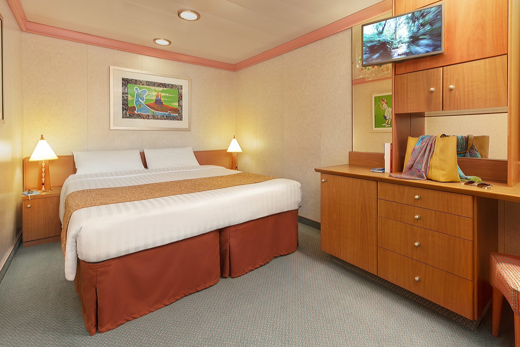 Inside CI cabin