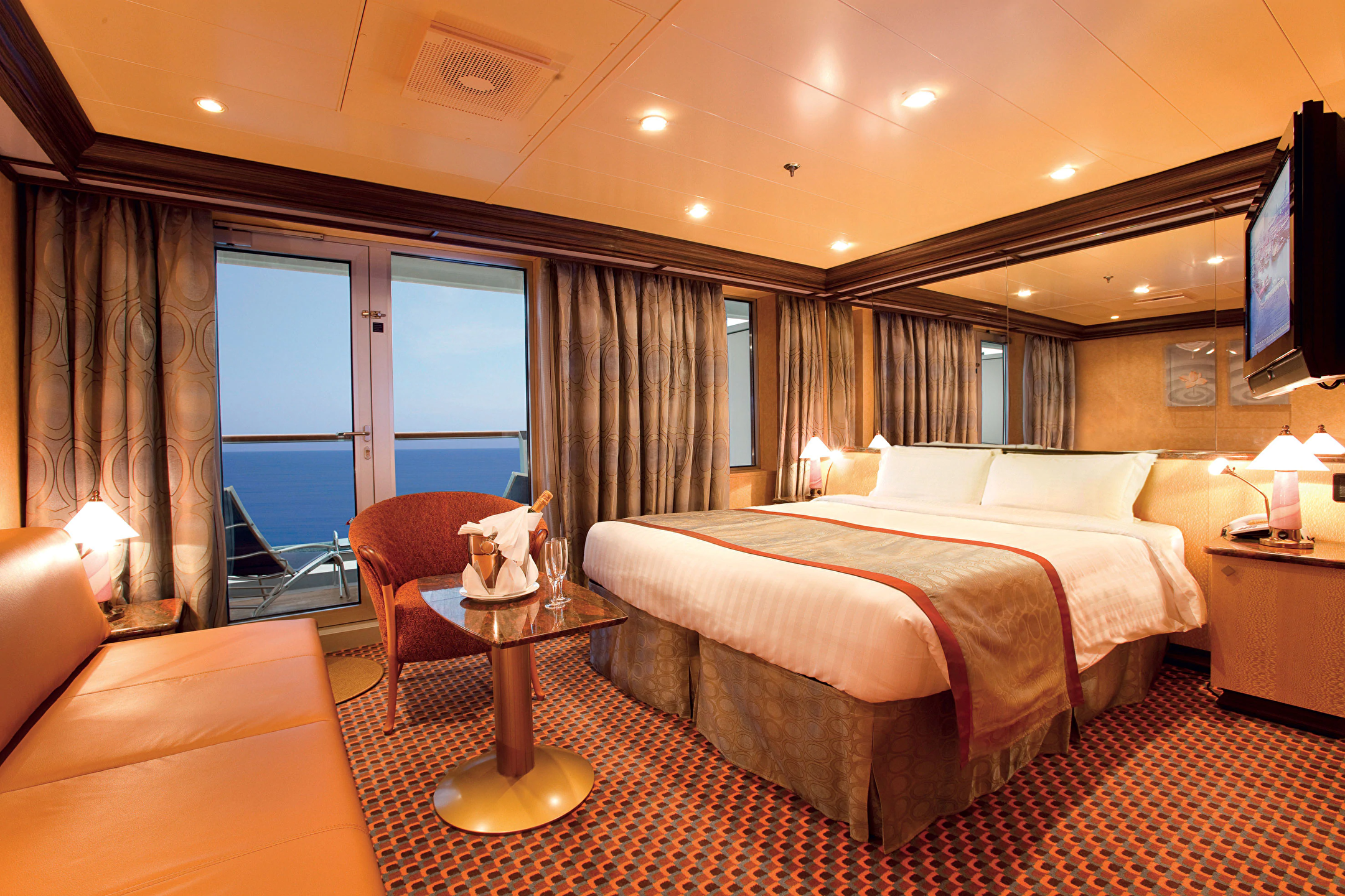 Mini Suite with Ocean View Balcony cabin