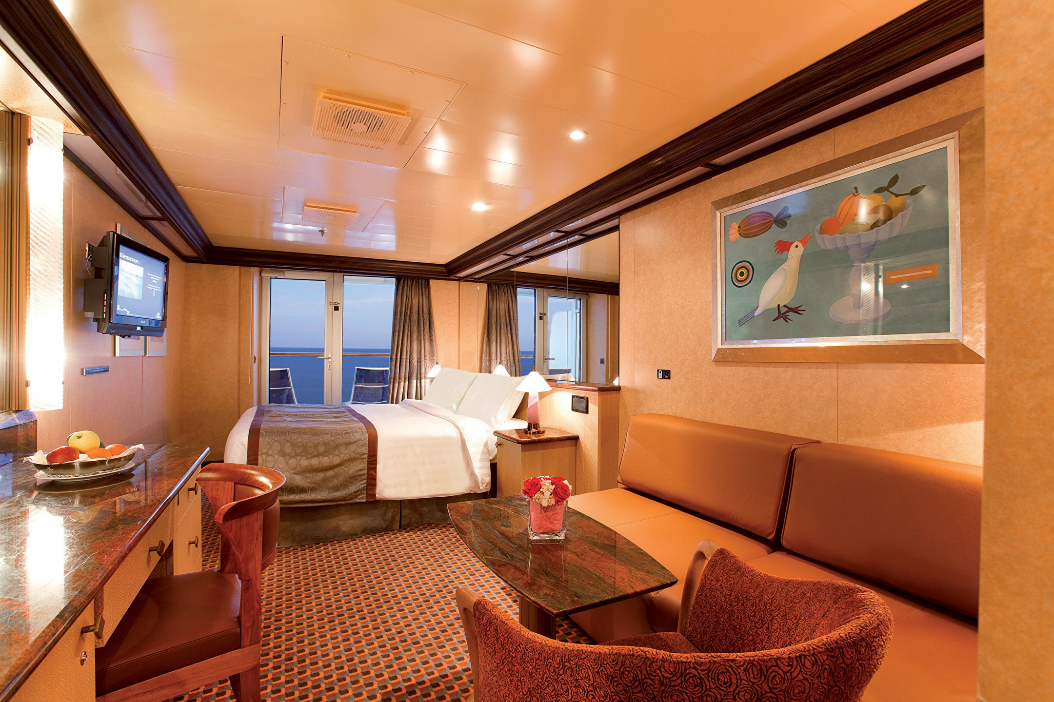 Mini Suite with Ocean View Balcony cabin