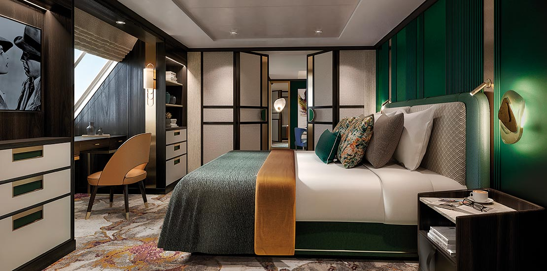 Forward Suite with balcony cabin