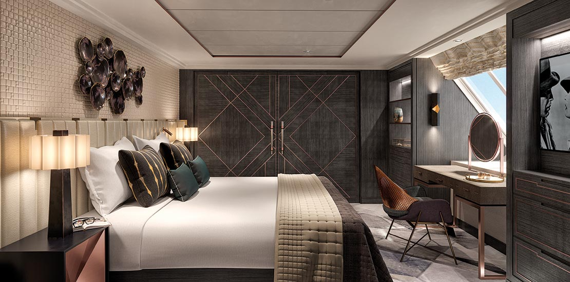 Forward Suite with balcony cabin