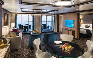 Crown Loft Suite with Balcony cabin