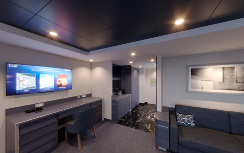 MSC Yacht Club Royal Suite with Whirlpool Bath cabin