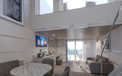 MSC Yacht Club Duplex Suite cabin