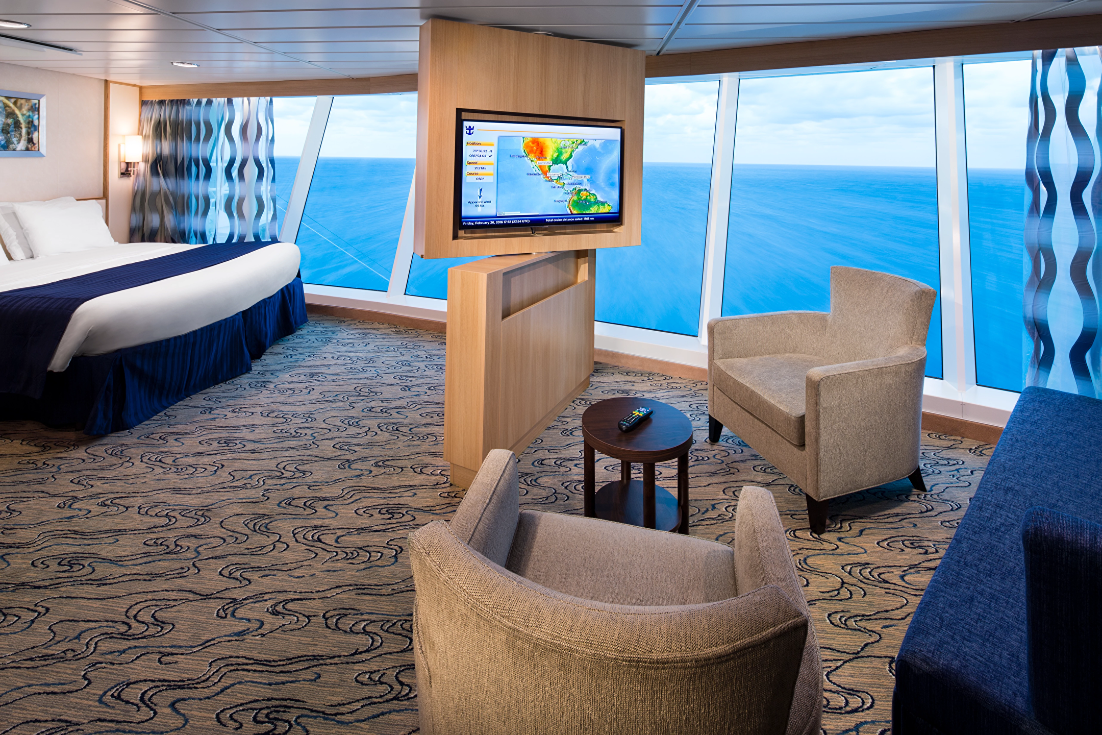 Ocean View Panoramic Suite (No Balcony) cabin
