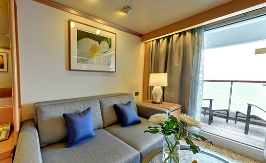 Single Balcony Suite cabin