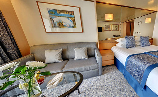 Balcony Junior Suite Wheelchair Adapted cabin