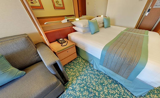 Single Balcony Suite cabin