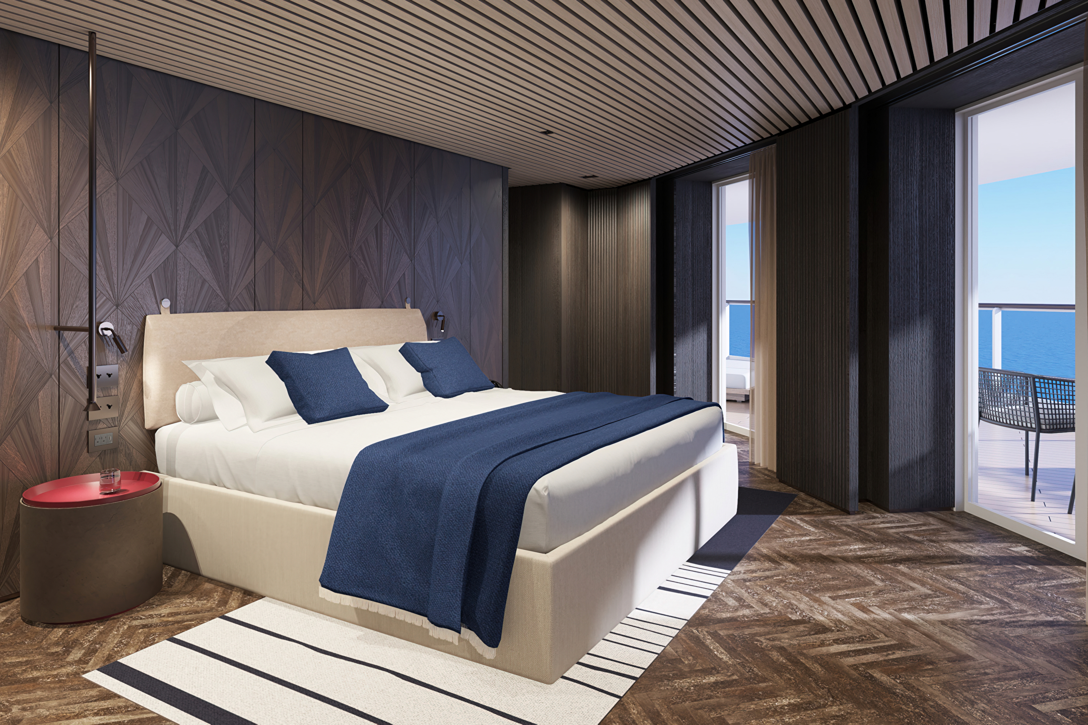 Forward-facing Suite With Master Bedroom & Large Balcony cabin