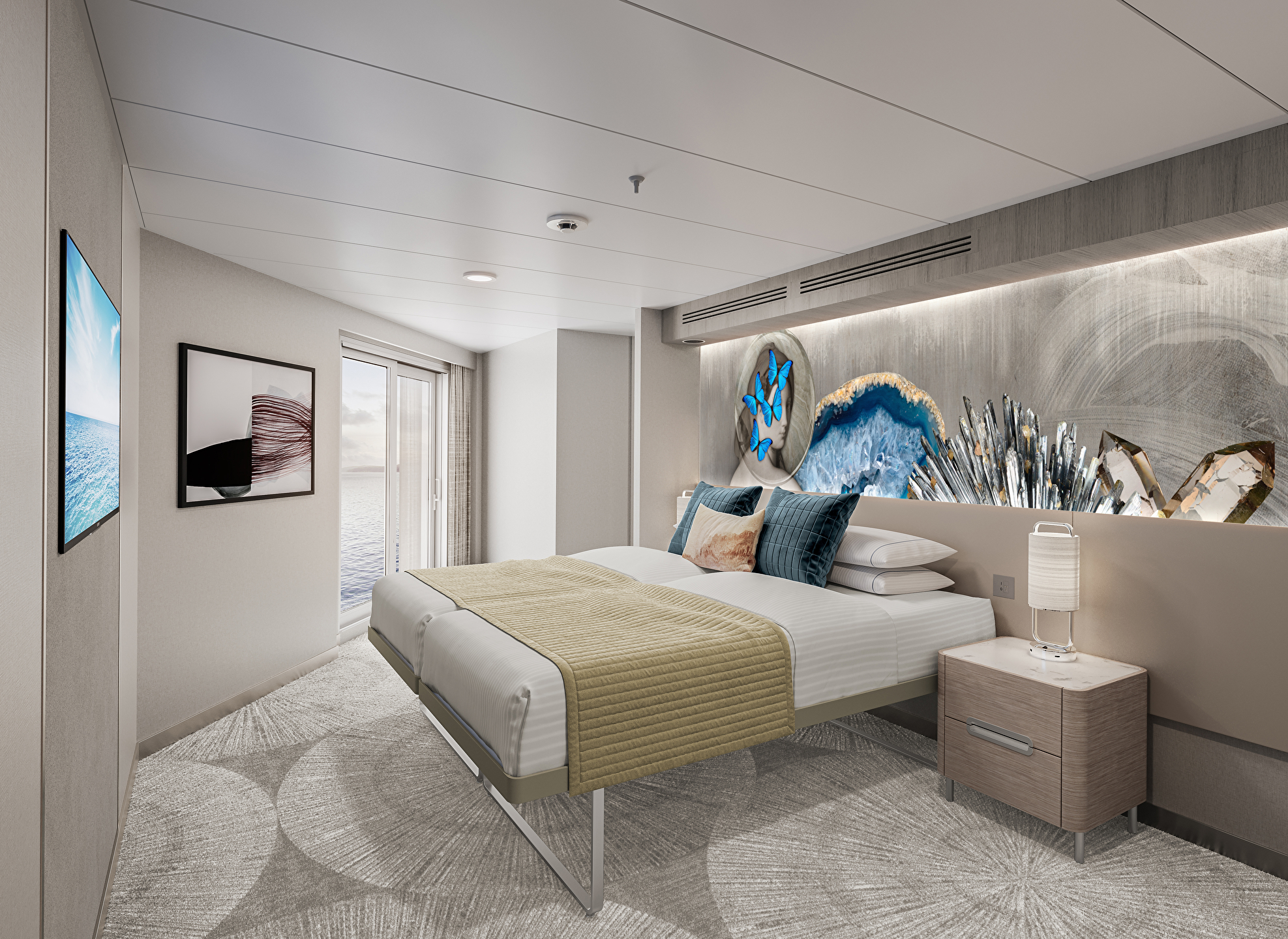 Forward-facing Suite With Master Bedroom & Large Balcony cabin